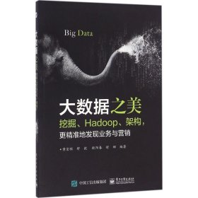 （正版9新包邮）大数据之美：挖掘、Hadoop、架构更精准地发现业务与营销黄宏程