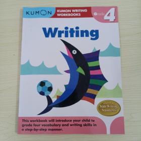 Kumon Writing Workbooks Writing Grade4 公文式教育 英语写作 小学四年级9-10岁 儿童英语教辅图书 英文原版进口练习册