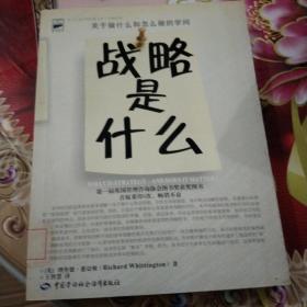 战略是什么 馆藏 无笔迹