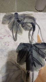 （清库存）纯手绘大幅圆画风格布面油画 花鸟 120*60 因收藏时间长，布面出现轻度黑斑！！