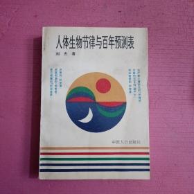 人体生物节律与百年预测表    内页干净   无笔记   【386号】