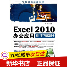 保正版！Excel 2010办公应用新手指南针9787802486973兵器工业出版社付岩