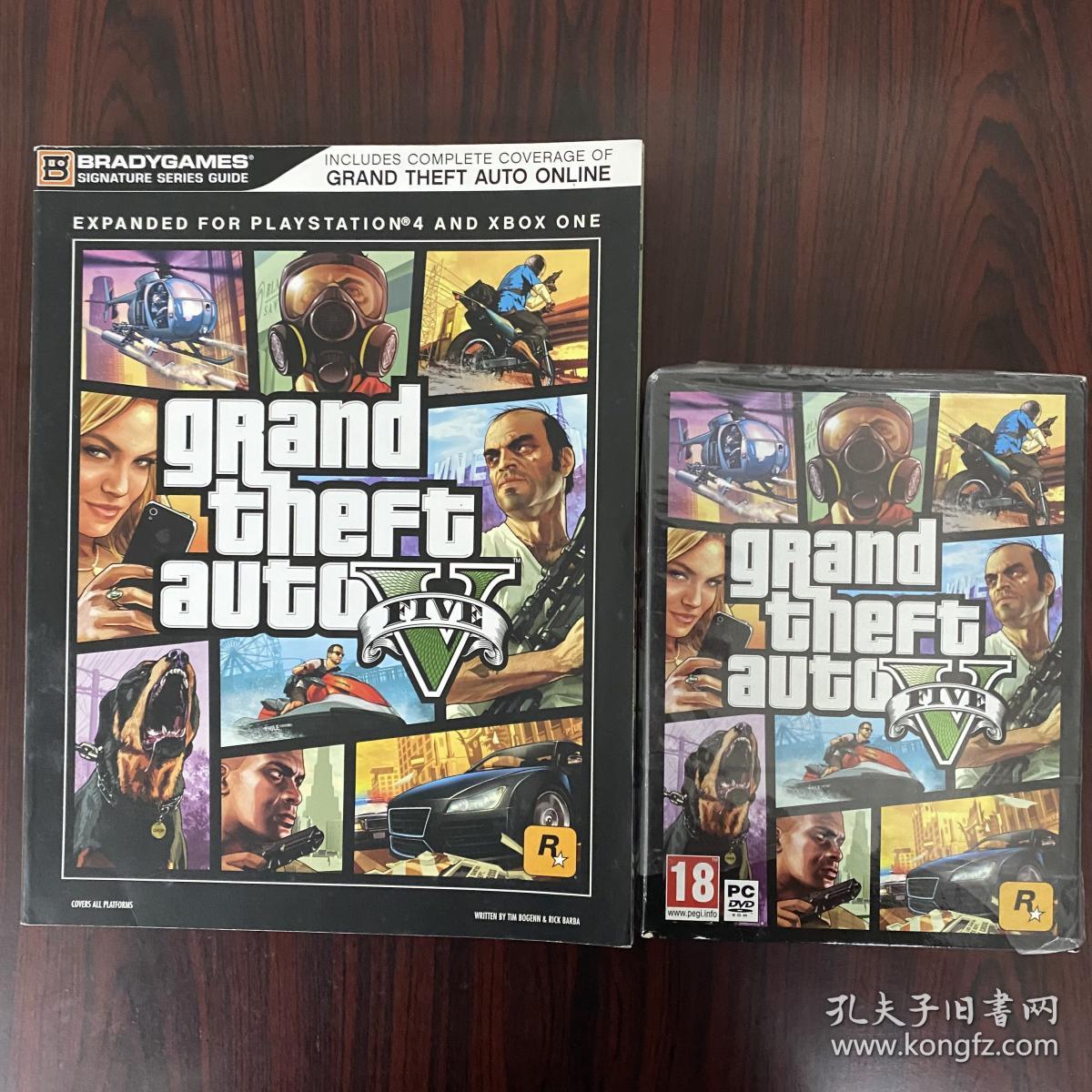 Gta5 关联罪恶都市grand Theft Auto V 攻略本加7碟pc版电脑游戏无激活码 孔夫子旧书网