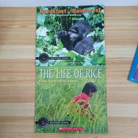 【进口原版】Breakfast in the Rainforest  the life of rice 2本合售