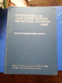 PROCEEDINGS OF THE 29TH INTERNATIONAL GEOLOGICAL CONGRESS1992