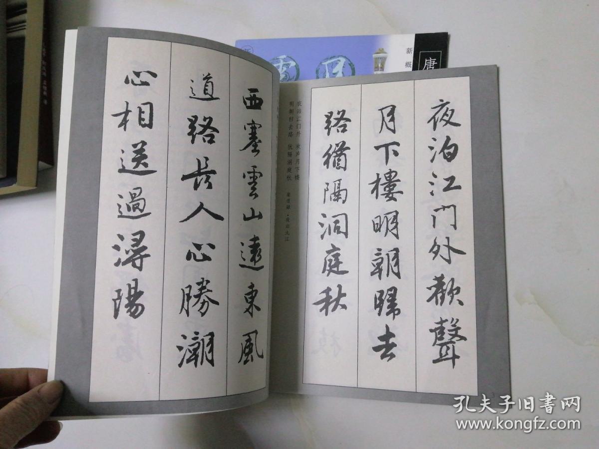 唐伯虎行书墨迹 集字古诗 + 集字楹联 2册合售
