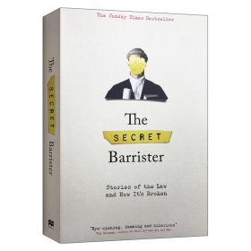 英文原版 The Secret Barrister 匿名大律师  英国法律的故事及其破碎的真相 大字版 英文版 进口英语原版书籍