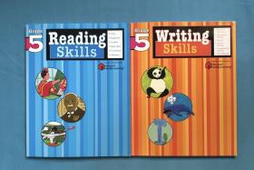 英文原版 Flash Kids  Writing Skills Grade 5 Reading skills Grade 5  5年級寫作技能 、 5年級閱讀技能 2冊合售