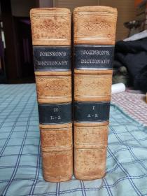 a dictionary of the English language
SAMUEL JOHNSON'S DICTIONARY
约翰逊英语词典（1816印刷本）