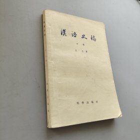 汉语史稿中册