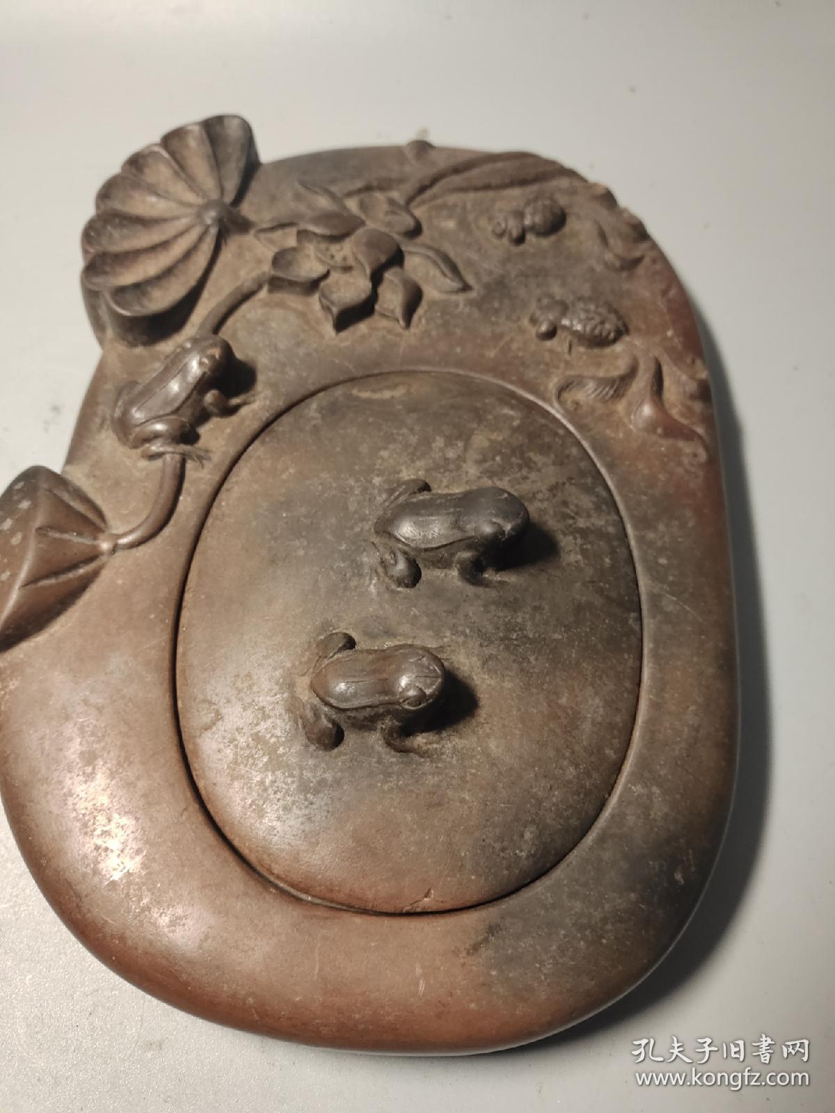 现代仿古,情雪堂款,泥砚一方