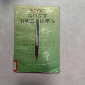 5000常用汉字钢笔三体字帖