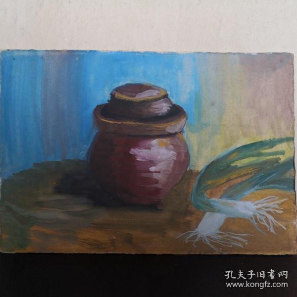 老水粉画
