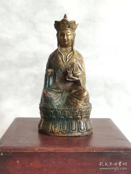 鄉下收來清末民國時期銅佛像，高25/寬12/前后11厘米，重3.9斤，保老保真。