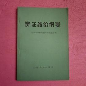 辨证施治纲要    内页干净   无笔记 【386号】