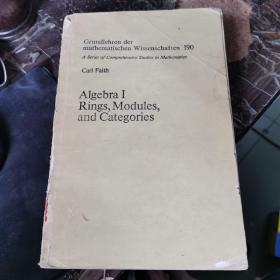 Algebra i rings modules and categories