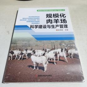 08：规模化肉羊场科学建设与生产管理（规模化养殖场科学建设与生产管理丛书）（16开 全新正版未拆封）