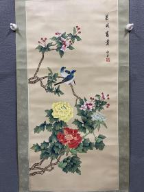 特价冲量攒好评，红玉工笔画《花开富贵》