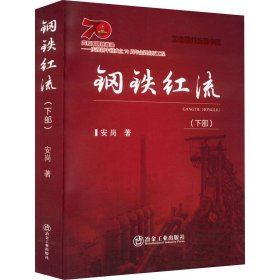 新华正版 钢铁红流(下部) 安岗 9787502491987 冶金工业出版社