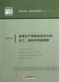 全球生产网络的经济分析--分工组织与利益博弈/应用经济学精品系列/中国经济文库