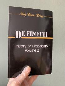 现货 Theory of Probability: v. 2  英文原版 概率论 概率理论