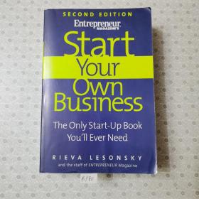 16开英文原版Start Your Own Business ：The Only Start-up Book You'll Ever Need  