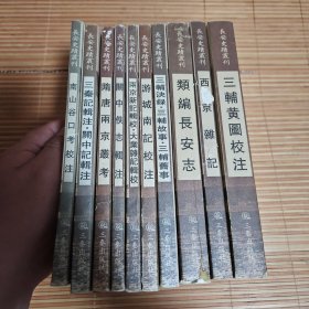 【长安史迹丛刊】总十四种 全10册：三辅黄图校注；西京杂记；三秦记辑注·关中记辑注；三辅决录·三辅故事·三辅旧事；关中佚志辑注；两京新记辑校·大业杂记辑校；游城南记校注；类编长安志；南山谷口考校注；隋唐两京丛考