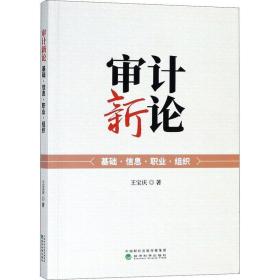 审计新论 基础·信息·职业·组织 审计 王宝庆 新华正版
