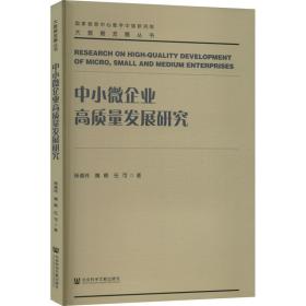 中小微企业高质量发展研究 管理理论 杨道玲,魏颖,任可 新华正版