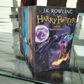 6册英文原版Harry Potter 1-7哈利波特全集套与魔法石原著纪念版小说（中间缺第5）全新现货速发