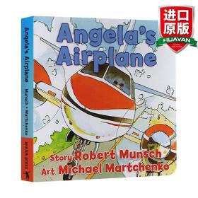 英文原版 Angela's Airplane 安吉拉开飞机 蒙施爷爷绘本 英文版 进口英语原版书籍