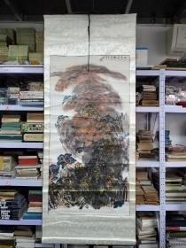 李文卿山水国画 133*67.5cm 名人字画收藏 保真