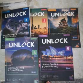 新版劍橋初中英語Unlock教材 預備級 1 2 3 4 5級 listening speaking reading writing&Critical Thinking 聽說讀寫批判性思維