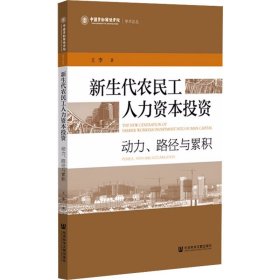 新生代农民工人力资本投资 动力、路径与累积 9787520156325 王李 社会科学文献出版社