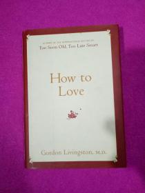 英文原版 How To Love 怎么愛 冥想小書 英文版 進口英語原版書籍