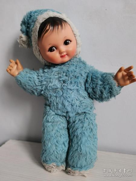 布娃娃洋娃娃80年代老玩具老物件老布娃娃怀旧玩具娃娃身高约45厘米