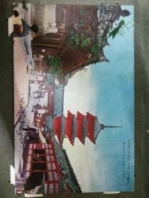 民國時期日本名信片，有名氣的四天王寺