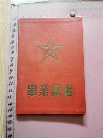 毕业证书：中国人民解放军工程兵第二预备学校毕业证书（1957年精装、附“1985年中国人民解放军院校学历证明书”）