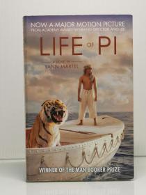 扬·马特尔《少年Pi的奇幻漂流》     Life of Pi by Yann Martel  Canoncate 版 ]  (加拿大文学) 英文原版书