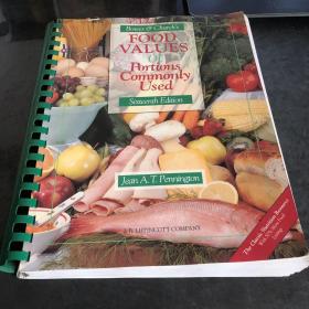 Boues Chiach's
FOOD
VALUES
Portioms
Commomly
Used
Sixteenth Edition