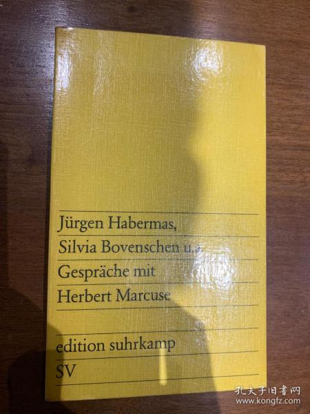 Gespr?che mit Herbert Marcuse「與赫伯特·馬爾庫塞的對話」