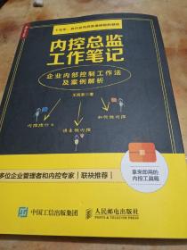 内控总监工作笔记 企业内部控制工作法及案例解析