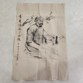 字画一张  30 x 47cm  详见图片