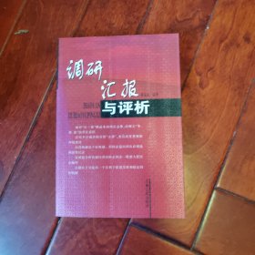 调研汇报与评析