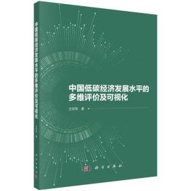 中国低碳经济发展水的多维评价及可视化 经济理论、法规 王宗军 新华正版