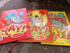 YAY！幼儿英语系列教材:Red book+Yellow book +Orange book  共3本合售 正版现货 当天发货