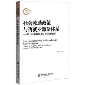 社会救助政策与再业激活体系——基于中国15省份38县市的抽样数据 社会科学总论、学术 王增文 新华正版