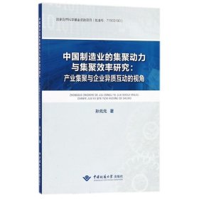中国制造业的集聚动力与集聚效率研究:产业集聚与企业异质互动的视角 9787562540007