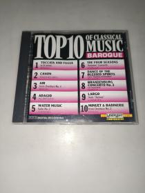 TOP10 OF CLASSICAL  MUSIC  BAROQUE 巴洛克古典音乐十强 1CD