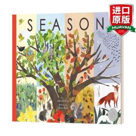 英文原版 Seasons 季节 3-7岁儿童精装自然主题艺术绘本 Hannah Pang 英文版 进口英语原版书籍